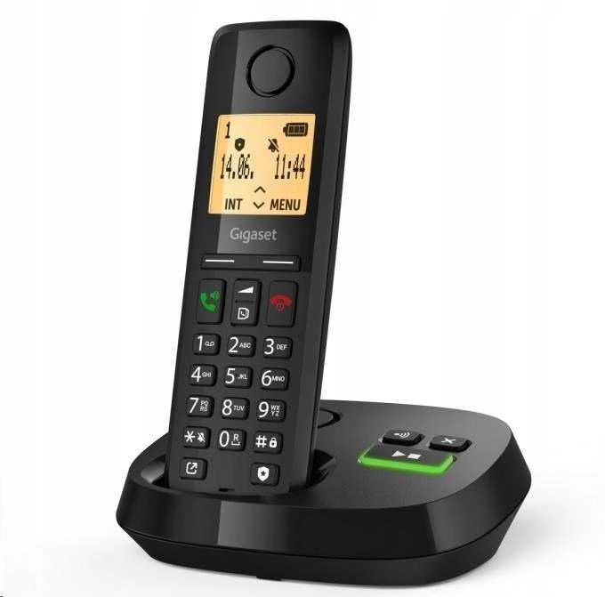 Telefonas stacionarus Gigaset Gigaset Pure 300 AM Juodas