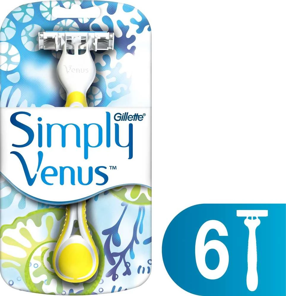 Gillette Venus 3 Simply Razor moterims, 1 pakuotė