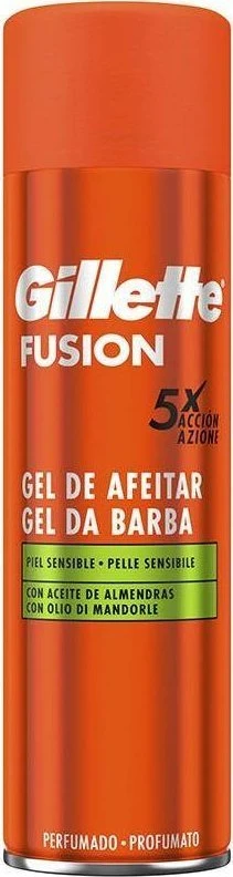 "Gillette Fusion" skutimosi gelis jautriai odai 200 ml