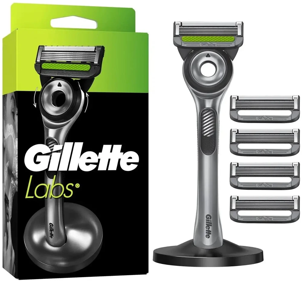 Gillette Labs Razor 5 Blades Stand Sidabrinis