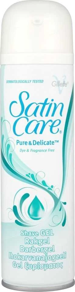 Gillette Satin Care Lavender Touch skutimosi gelis 200ml
