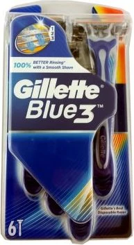 Gillette Blue3 Comfort skustuvo galvutės, 6 vnt.