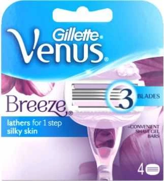 Gillette Venus ComfortGlide Spa Breeze Skustuvo Keičiamos Galvutės, 4 vnt
