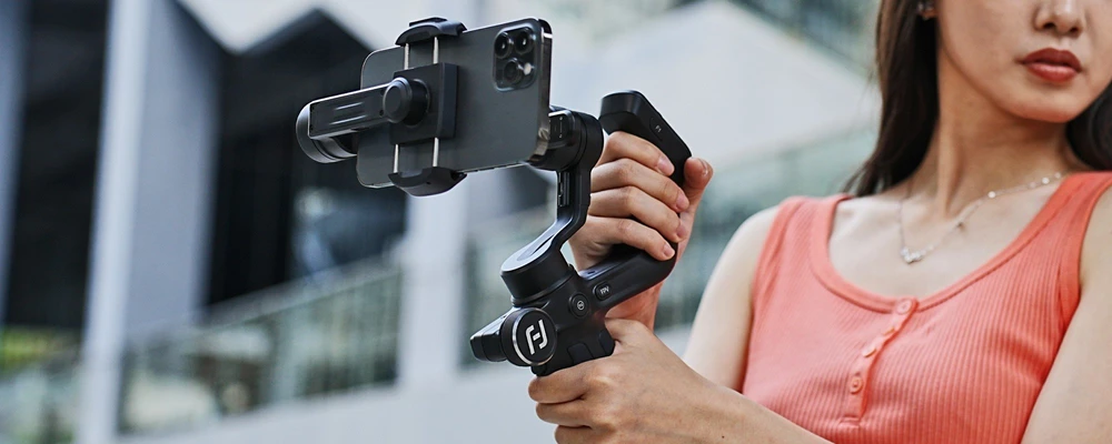 Feiyu Tech FeiyuTech Scorp mini P Kit Rankinis Stabilizatorius Išmaniesiems Telefonams - Gimbal (Baltas)