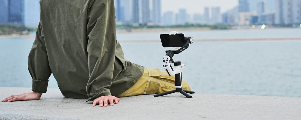 Feiyu Tech FeiyuTech Scorp mini P Kit Rankinis Stabilizatorius Išmaniesiems Telefonams - Gimbal (Baltas)