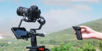 Feiyu Tech Rankinis gimbal'as - FeiyuTech Scorp 3 Rinkinys Gimbal VDSLR Kameroms, 3.5kg Apkrova, AI Sekimas