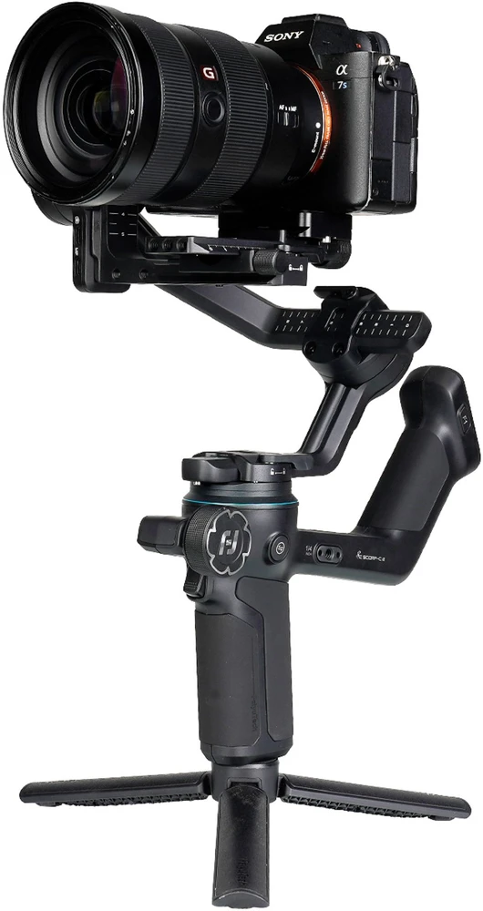 Feiyu Tech Kameros Stabilizatorius - FeiyuTech Scorp-C 2 3,5kg Apkrovos Talpa, AI Sekimas, Juoda