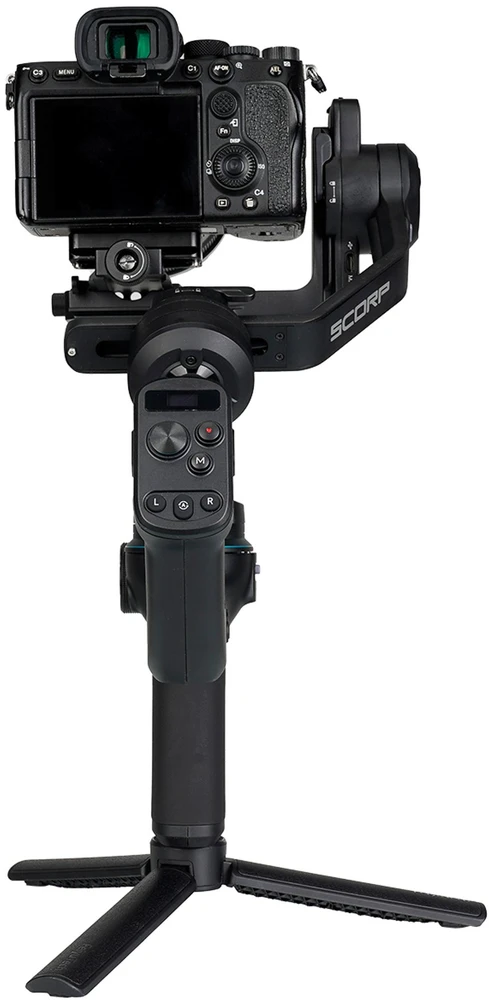 Feiyu Tech Kameros Stabilizatorius - FeiyuTech Scorp-C 2 3,5kg Apkrovos Talpa, AI Sekimas, Juoda