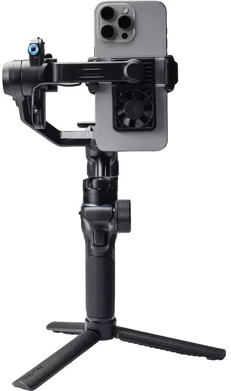 Feiyu Tech Kameros Stabilizatorius - FeiyuTech Scorp 3 Mini Pro Gimbal 2 Kg Apkrova Su Jutikliniu Ekranu Juodas