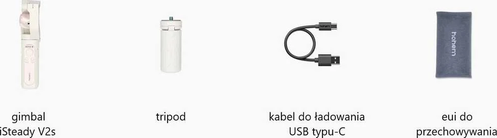 Kamera - Hohem iSteady V2s 3-Axis Gimbal for Smartphones Baltas/Rožinė