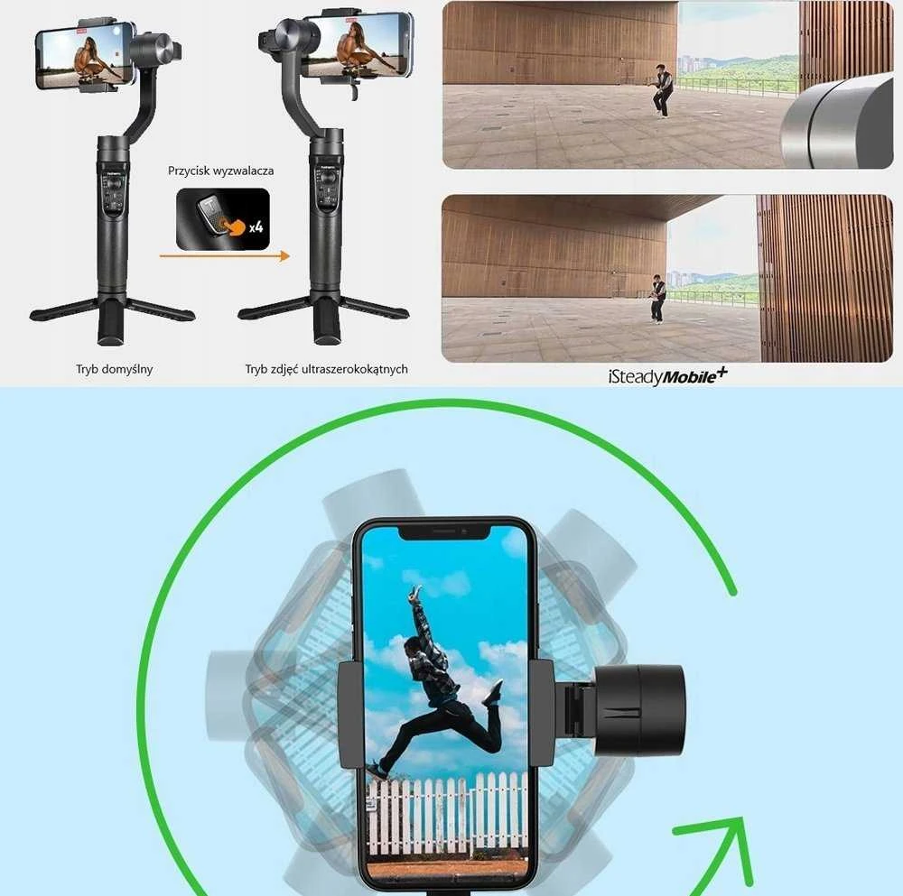 Gimbal Hohem iSteady Mobile+ rinkinys
