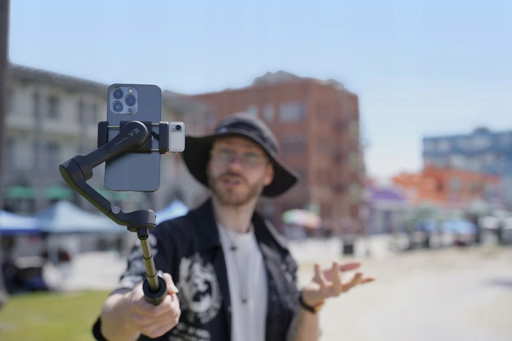 Gimbal Hohem iSteady V3 rinkinys išmaniesiems telefonams (juodas)