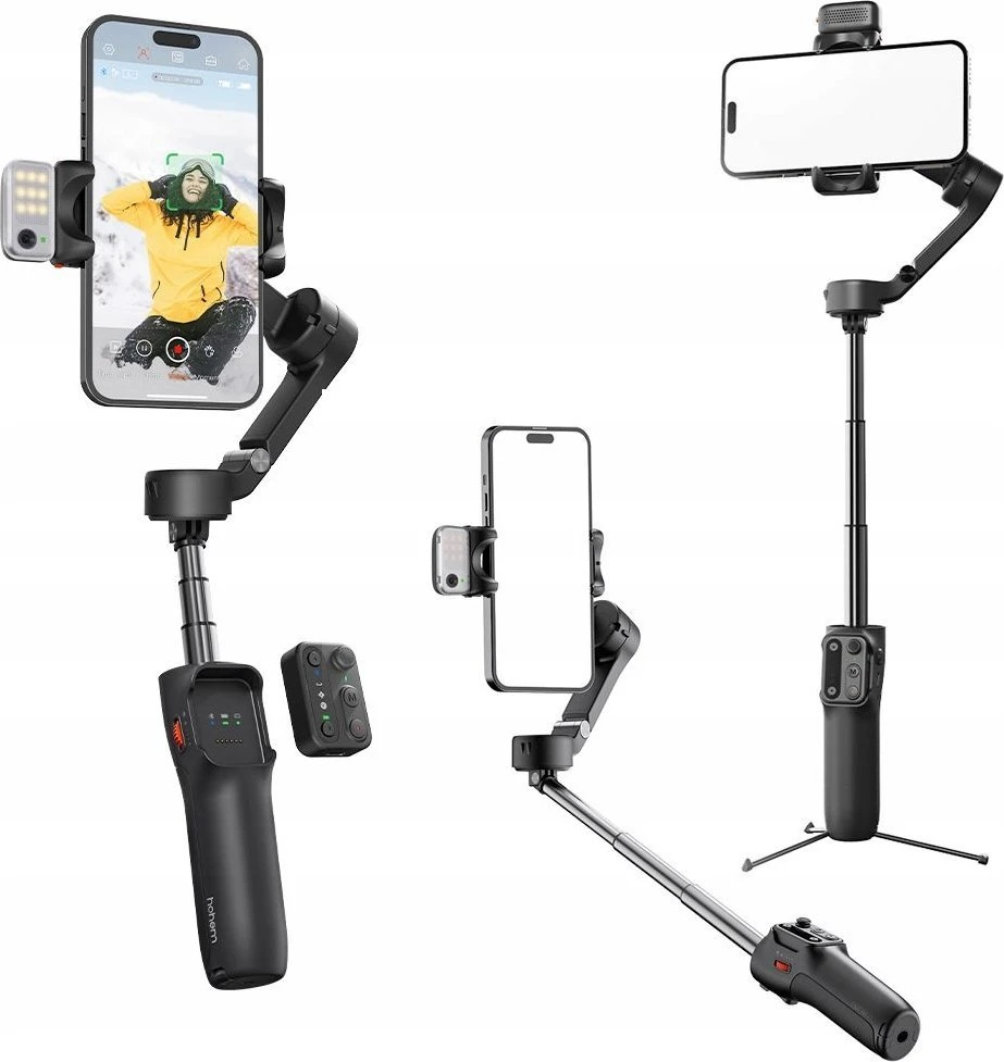 Gimbal Hohem iSteady V3 rinkinys išmaniesiems telefonams (juodas)