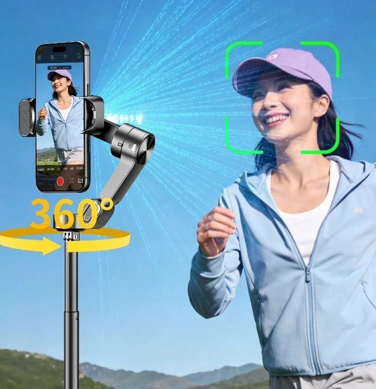 AOCHUAN S3 Gimbal with AI Sensor (Juodas)