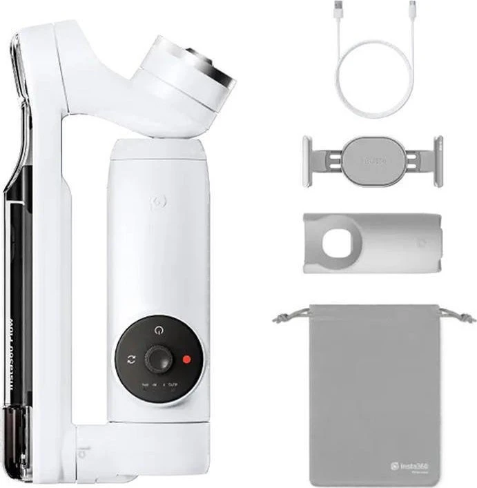 Insta360 Flow autonominis (baltas)