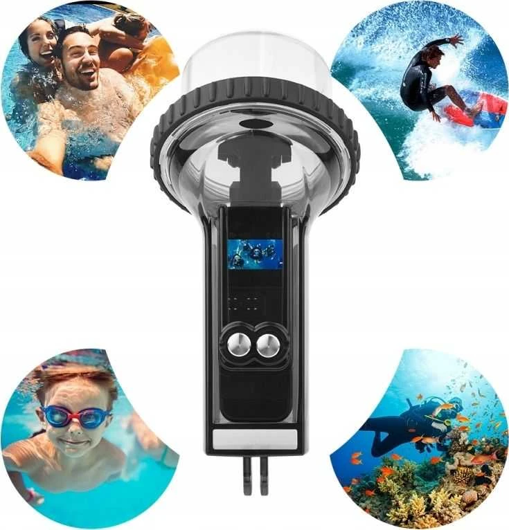 Gimbal Puluz povandeninis korpusas, atsparus vandeniui, skirtas DJI Osmo Pocket 2 / Pu570b