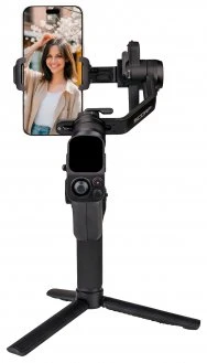 Feiyu Tech Rankinis Stabilizatorius - FeiyuTech Scorp Mini 3, AI Sekimas, 14h Baterijos Gyvavimo Trukmė, Juoda