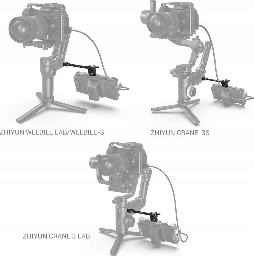 SmallRig 2889 Regulowany uchwyt monitora do gimbali