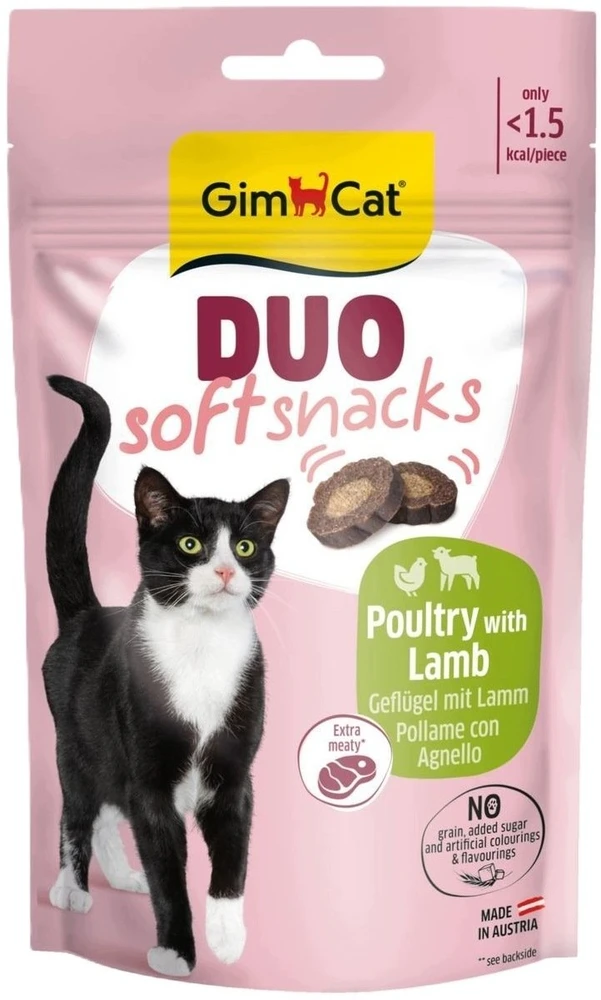 Gimborn GIMCAT DUO SOFT SNACK paukštiena ėriena 50g (422305)