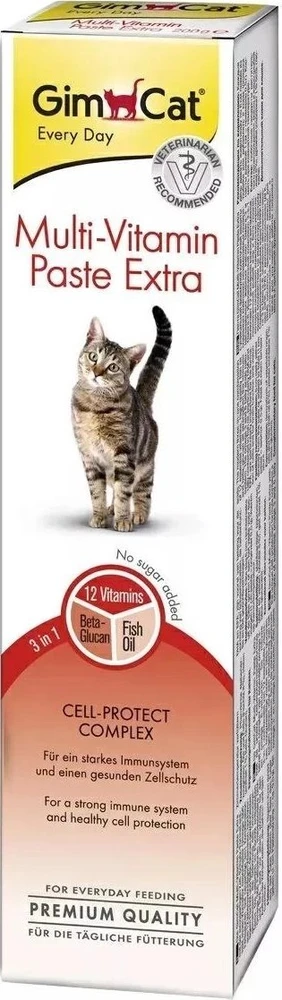 GMC GIMCAT Multi-Vitamin Paste Extra – skanėstas katei – 200g