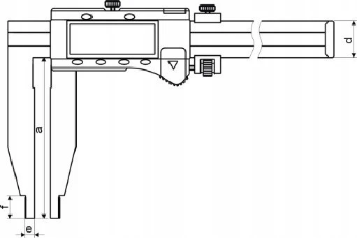 Gimex CALIPER 500 SKAITMENŲ 20 3V/ABS/DUOMENYS 100 VIENPUSĖ