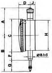 „Gimex“ ciferblato matuoklis 10 / 0,01 (208,005)