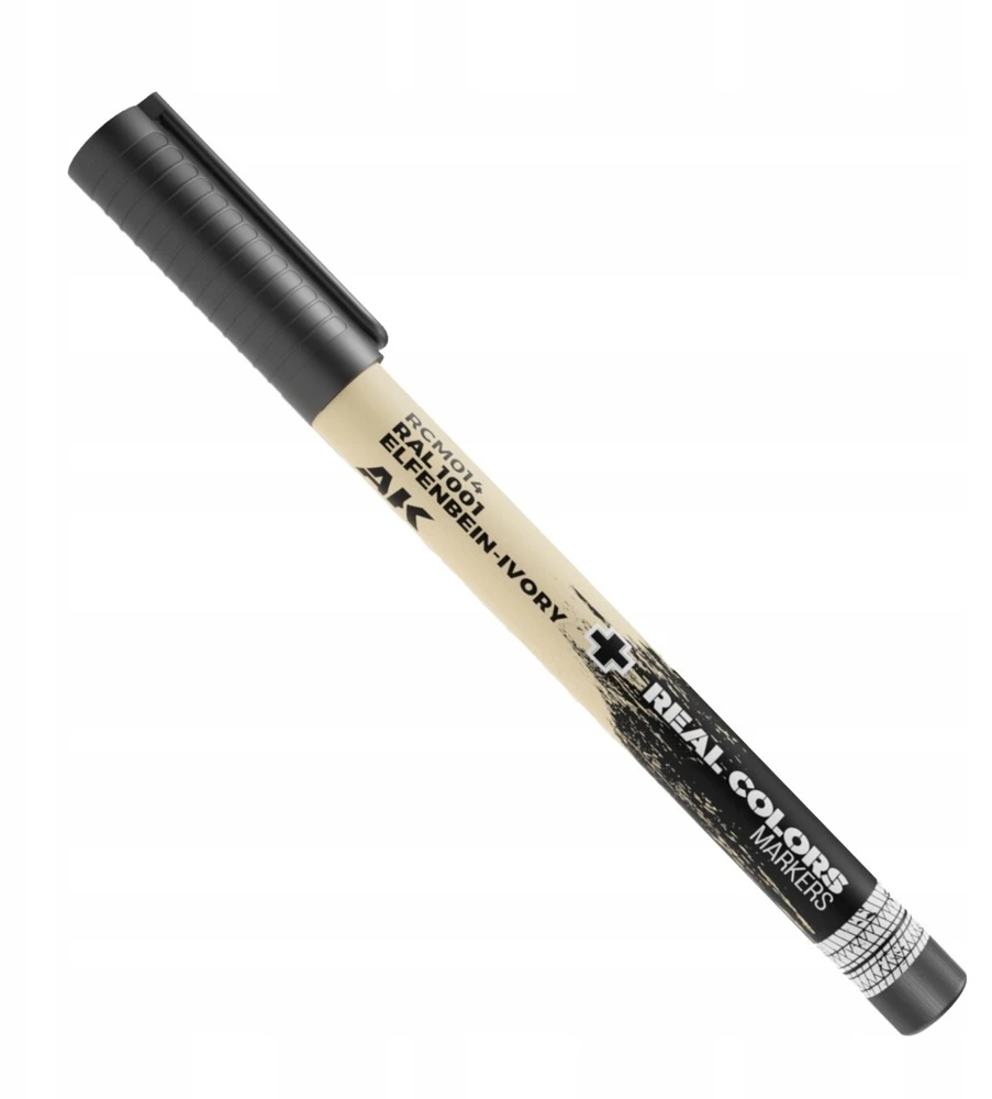 AK Interactive akrilinis žymeklis RAL 1001 Ivory, vandeniui atsparus