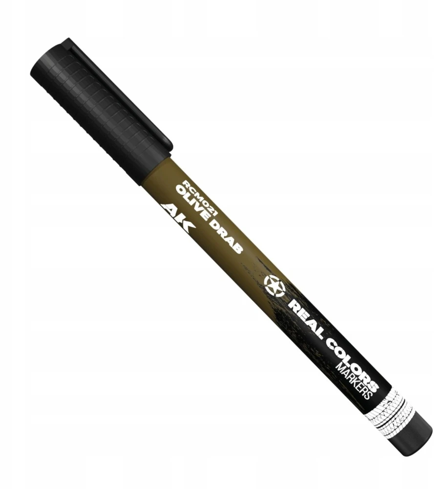 AK Interactive Olive Drab akrilinis modeliavimo žymeklis RCM021