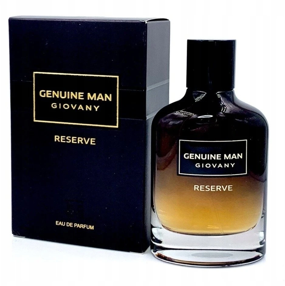 Fragrance World Genuine Man Giovany Reserve EDP parfumuotas vanduo vyrams, 100 ml