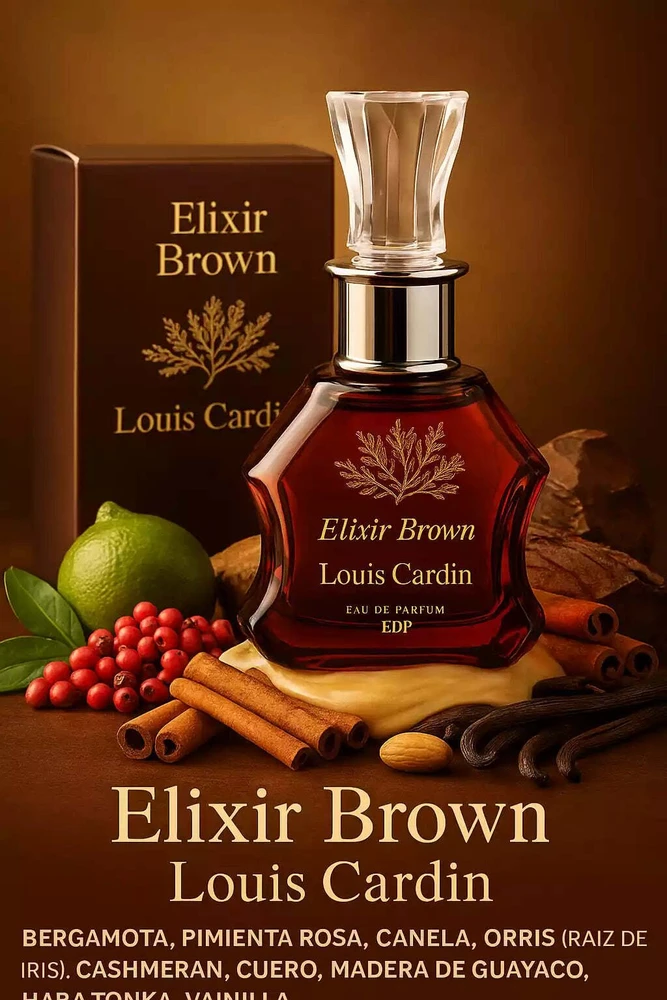 Giordano Amaro Louis Cardin Eliksyras Brown Eau De Parfum For Men 100 ml