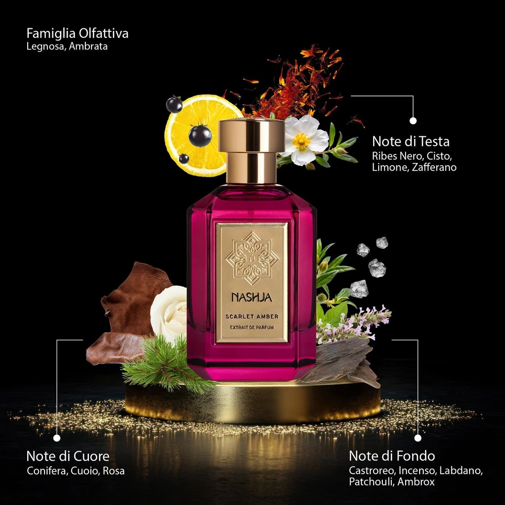 Nashja Scarlet Amber PP kvepalai unisex, 100 ml