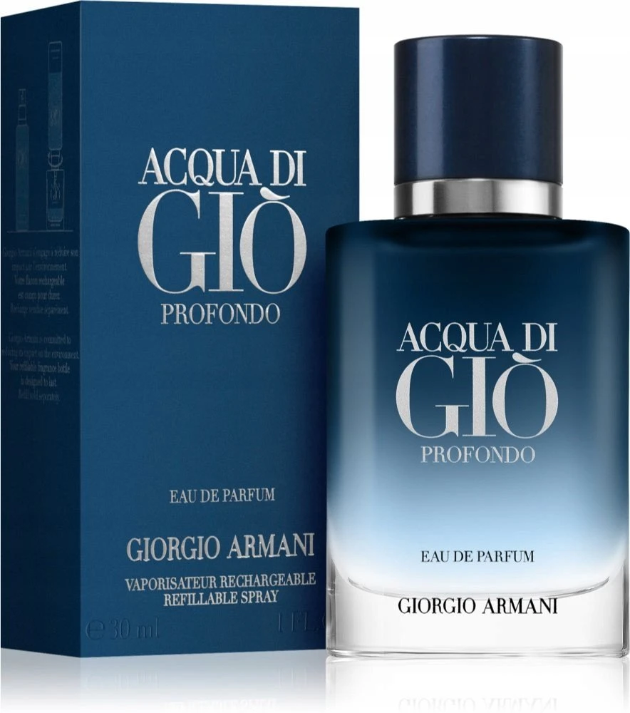 Armani Acqua Di Gio Profondo EDP parfumuotas vanduo vyrams, 30 ml