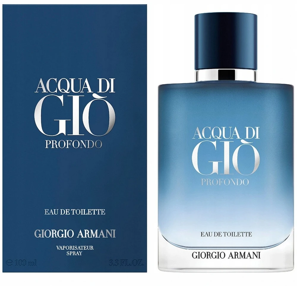 Giorgio Armani Acqua di Gio Profondo EDT tualetinis vanduo vyrams, 100 ml