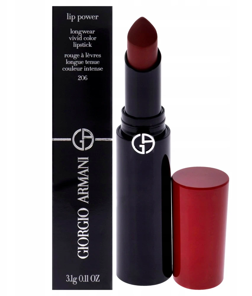 Armani „Lip Power Longware“ lūpų dažai 206 3,1 g
