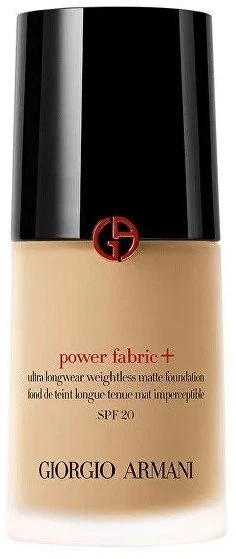 „Giorgio Armani Matt Makeup Power Fabric +“ (itin ilgai išliekantis besvoris matinis makiažo pagrindas), 30 ml, 2,75