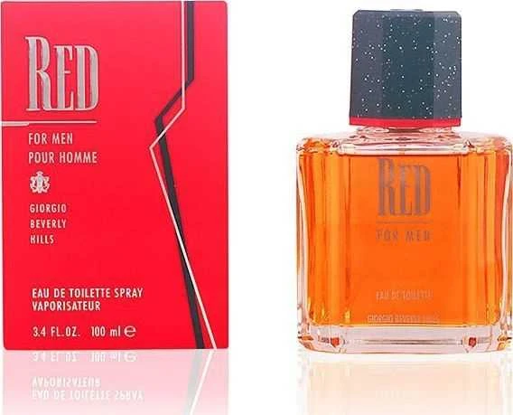 Giorgio Beverly Hills Raudona For Men EDT tualetinis vanduo vyrams, 100 ml