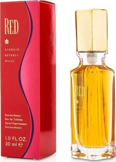 Giorgio Beverly Hills Raudona EDT tualetinis vanduo moterims, 30 ml