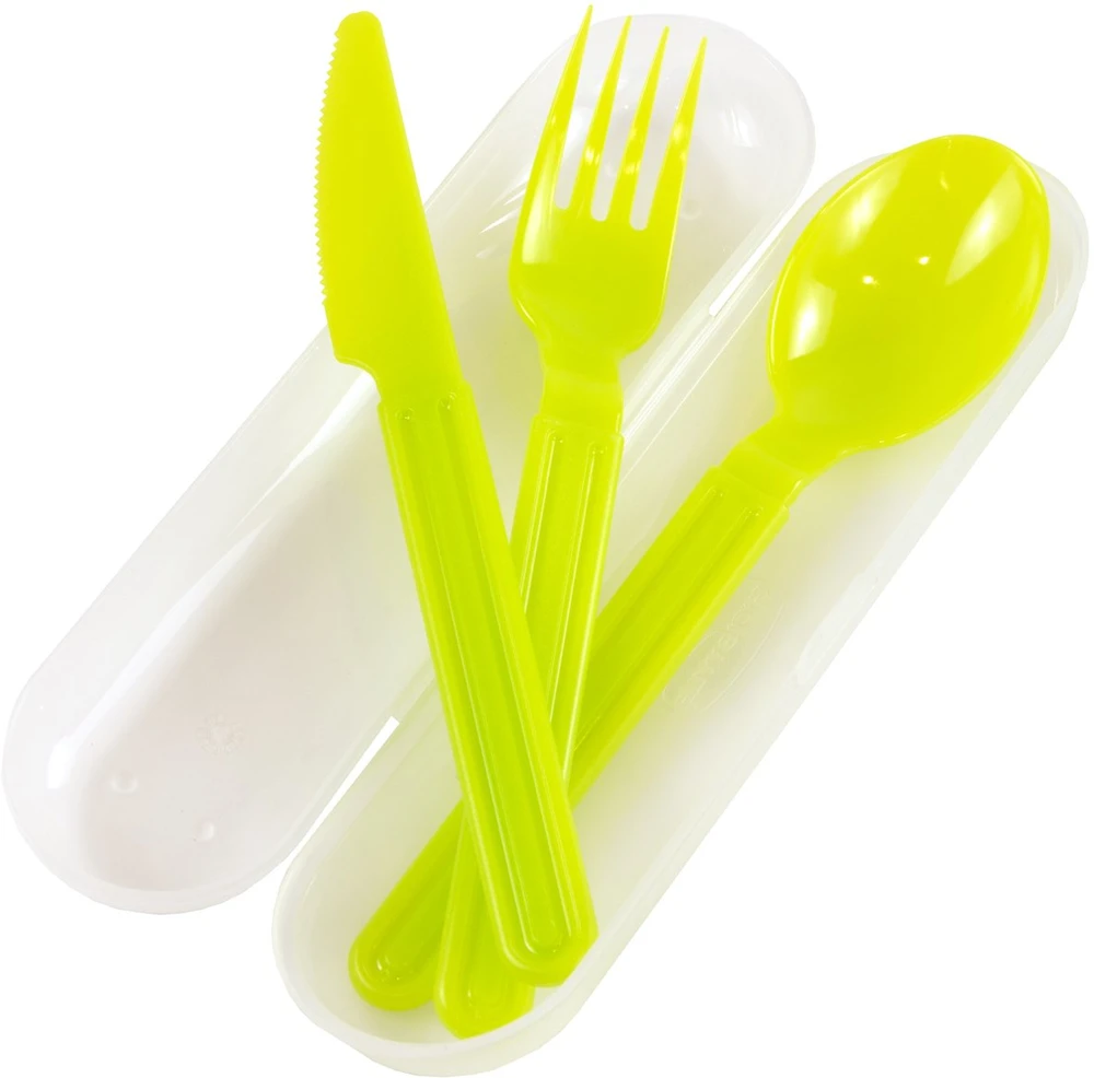 GioStyle Cutlery set in transparent box Foody assorted transparent/mėlynas/žalias/pink (116465615)
