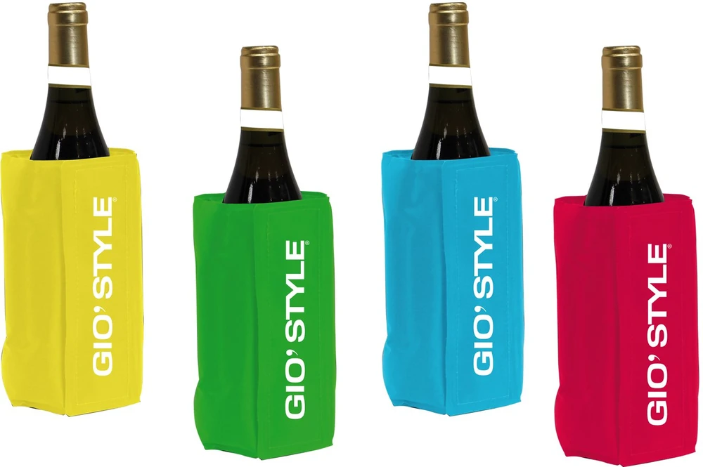 GioStyle GIO`STYLE Vina pudelu dzesetajs Glacette Fun asorti raudona/gaisi mėlynas/dzeltens/zals 112305684