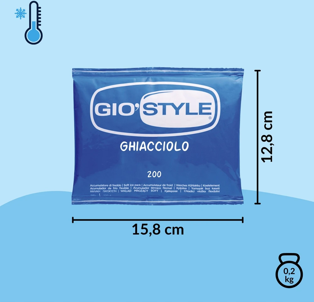 GioStyle GIO`STYLE Zelejveida aukstuma elements Ghiacciolo Soft 200gr 1130836