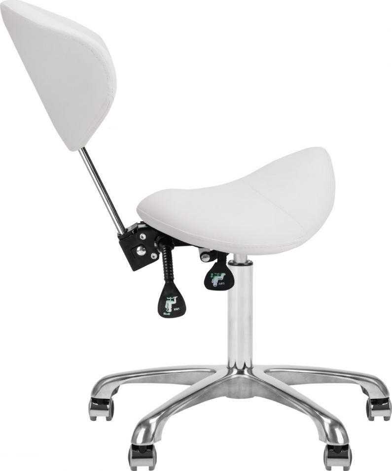 Activeshop Kosmetologinė meistro kėdutė Giovanni 1004 Baltas