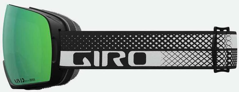 „Giro GIRO ARTICLE II Juodas & Baltas FLOW“ žieminiai akiniai (VIVID-Carl Zeiss EMERALD 19-42% S2 spalvotas veidrodinis lęšis + VIVID-Carl Zeiss INFRARED 50% S1 spalvotas veidrodinis lęšis) (NAUJIENA 2023/2024)