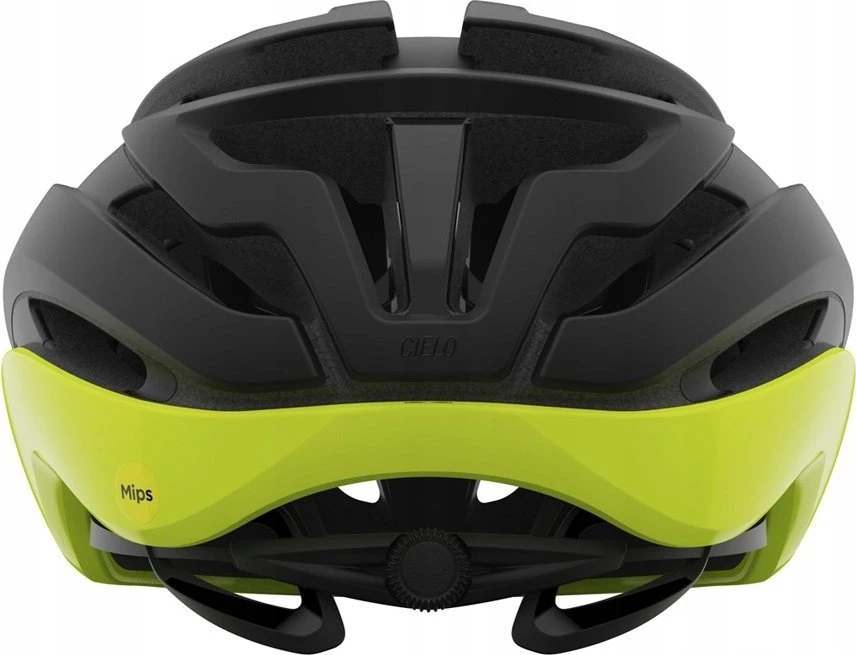 Giro Šalmas plento Cielo MIPS matinė juoda su geltonais akcentais dydis S (51-55 cm) (GR-7159066)