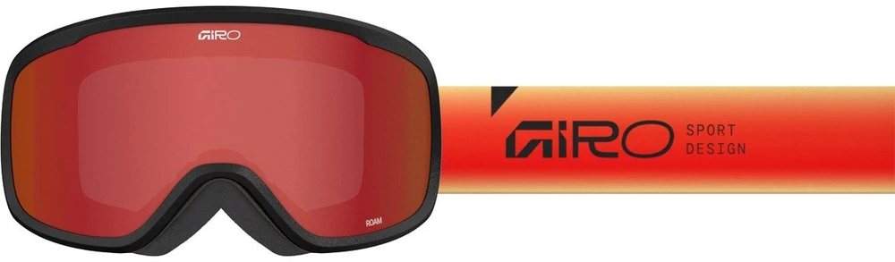 „Giro GIRO ROAM Raudonas/Juodas FADED“ (OTG) žieminiai akiniai (cilindriniai) (geltonos spalvos lęšiai 19–42 % S2 + geltoni 80–99 % S0)