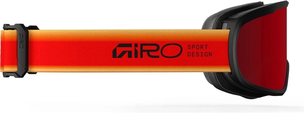 „Giro GIRO ROAM Raudonas/Juodas FADED“ (OTG) žieminiai akiniai (cilindriniai) (geltonos spalvos lęšiai 19–42 % S2 + geltoni 80–99 % S0)