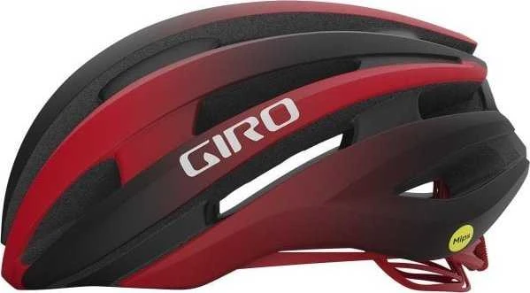 Giro GIRO SYNTHE II INTEGRATED MIPS kelio šalmas matinis juodas ryškiai raudonas dydis. S (51-55 cm) (NAUJIENA)