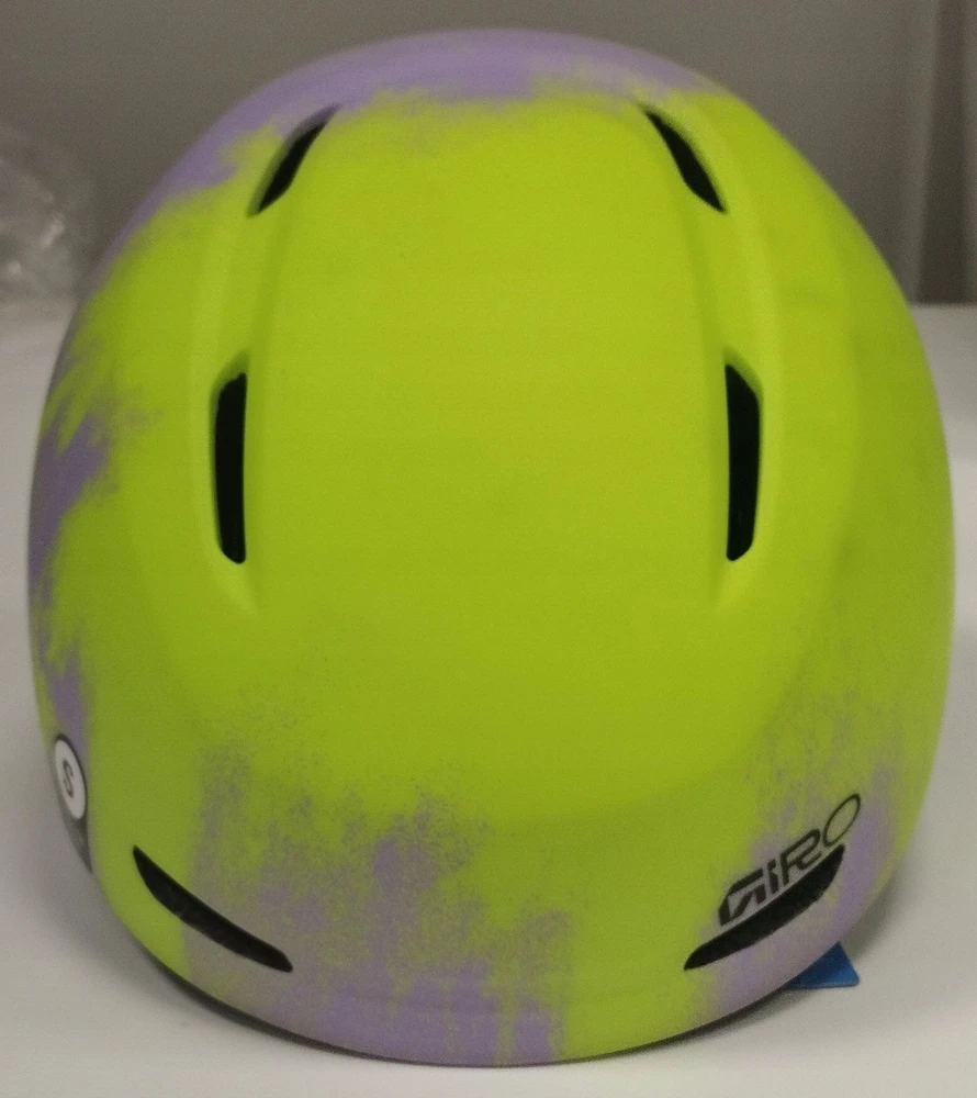 Giro jaunimo žieminis šalmas GIRO SPUR MIPS matinės fluorescencinės žalios alyvinės spalvos, S dydis (52-55,5 cm)