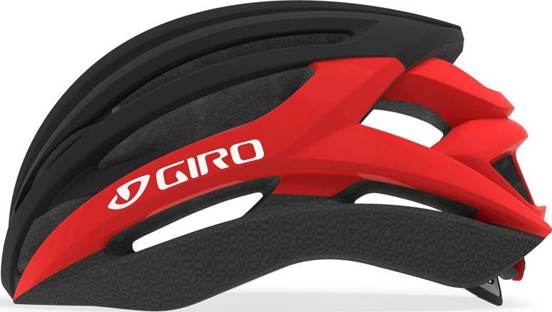 Giro Sintaksė kelio šalmas matinė juoda ryškiai raudona S (51 -55 cm) (GR- 7099)