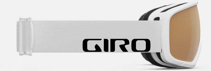 „Giro“ žieminiai akiniai „GIRO RINGO Baltas WORDMARK“ (ryškūs-Carl Zeiss EMBER 19-42% S2 spalvoti veidrodiniai lęšiai) (NAUJI 2024/2025)