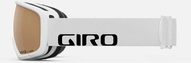„Giro“ žieminiai akiniai „GIRO RINGO Baltas WORDMARK“ (ryškūs-Carl Zeiss EMBER 19-42% S2 spalvoti veidrodiniai lęšiai) (NAUJI 2024/2025)